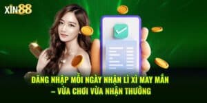 Đăng nhập mỗi ngày nhận lì xì may mắn 1